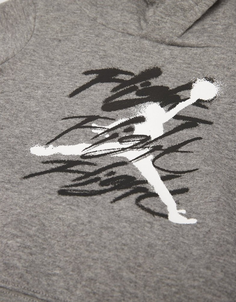 Дитячі спортивні костюми JORDAN КОМПЛЕКТ JDB JM FLIGHT SPRAY PO HOODIE 65C685-GEH Сірий