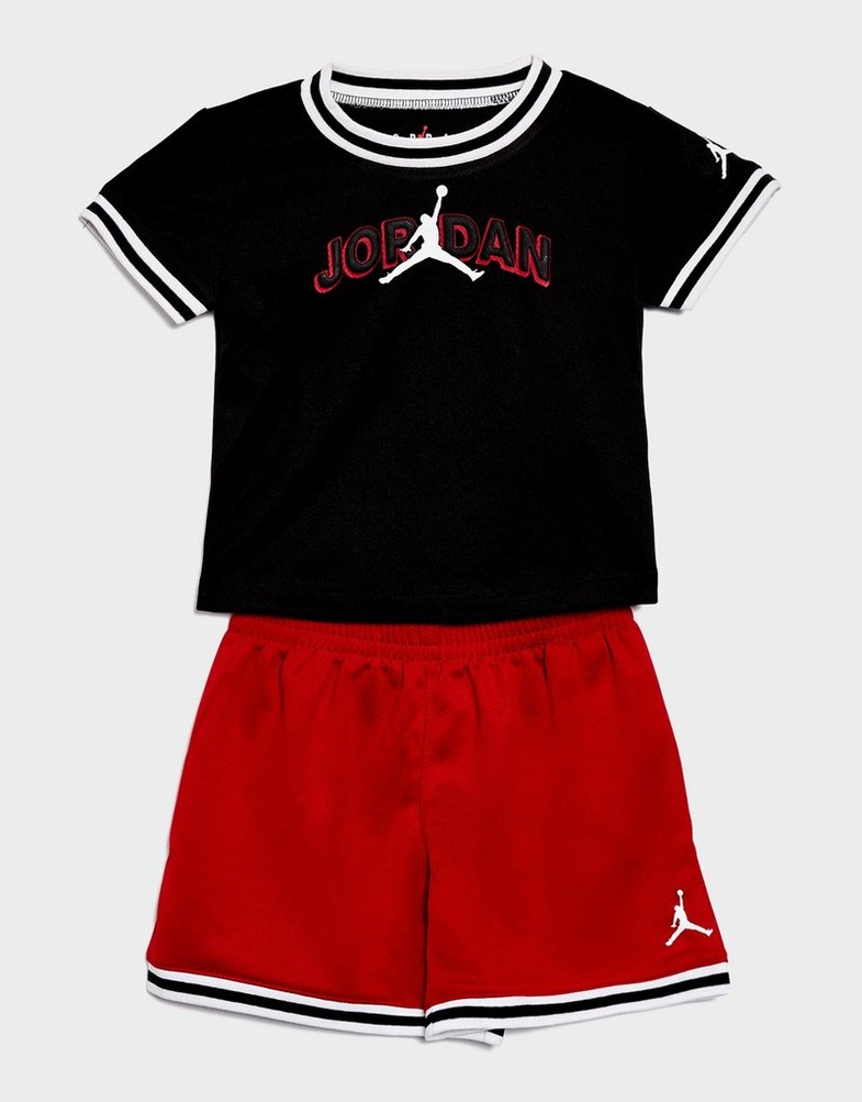 Trening pentru copii JORDAN SET JDB MATCHING TAPING MESH SHORT 65D967-R78 Negru