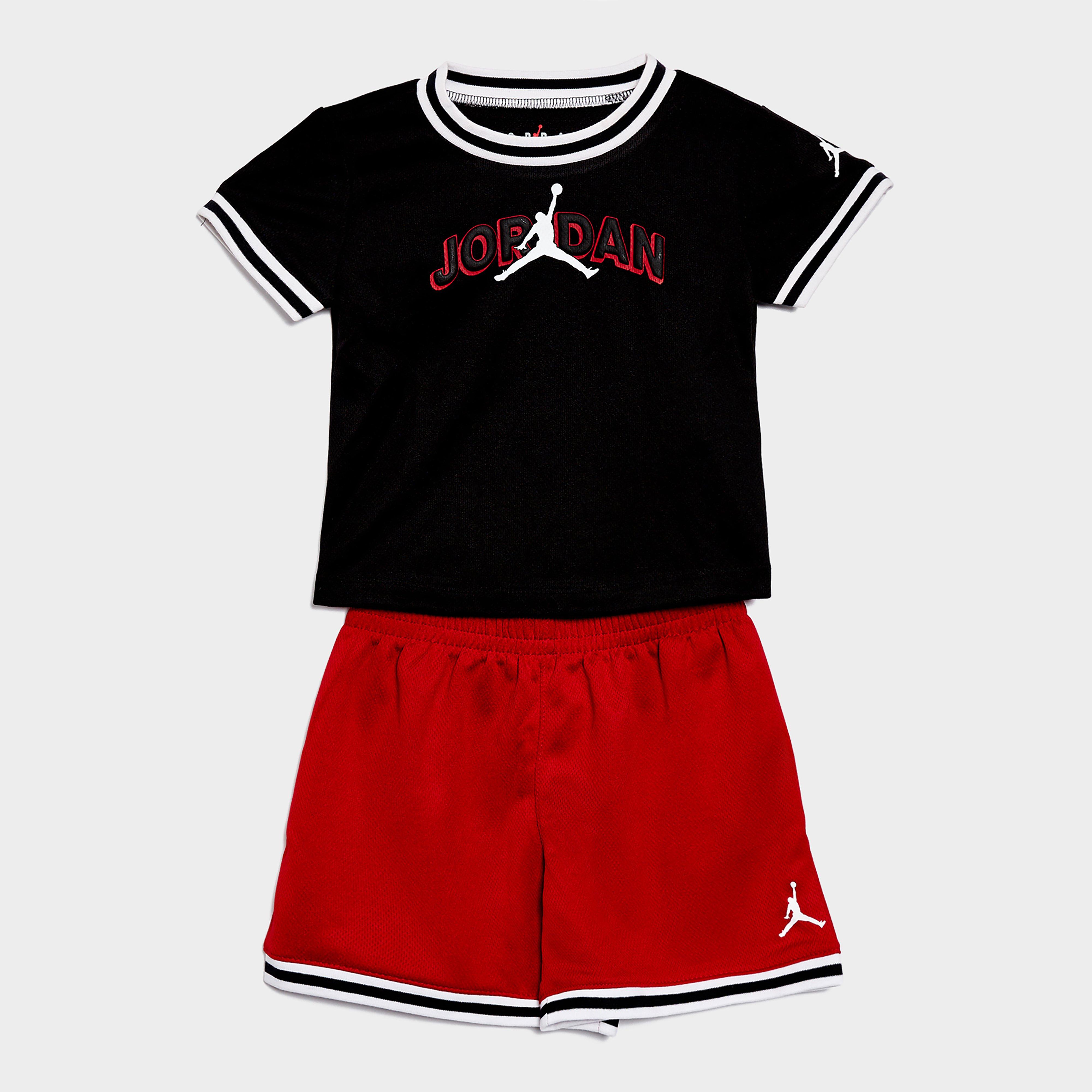 Trening pentru copii JORDAN SET JDB MATCHING TAPING MESH SHORT
