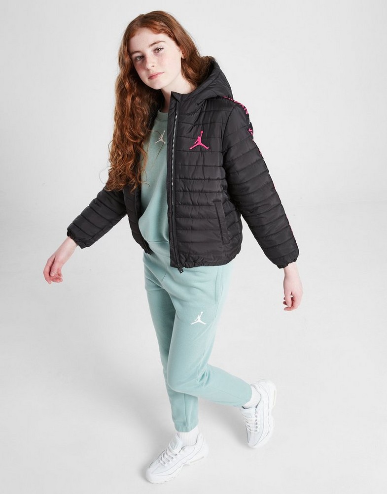 JORDAN КУРТКА ЗИМОВА TAPE PADDED JKT BL 45C787-023 Чорний