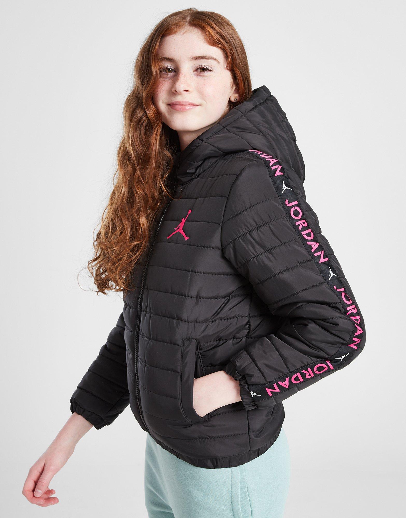 JORDAN KURTKA ZIMOWA TAPE PADDED JKT BL 45C787-023 Czarny