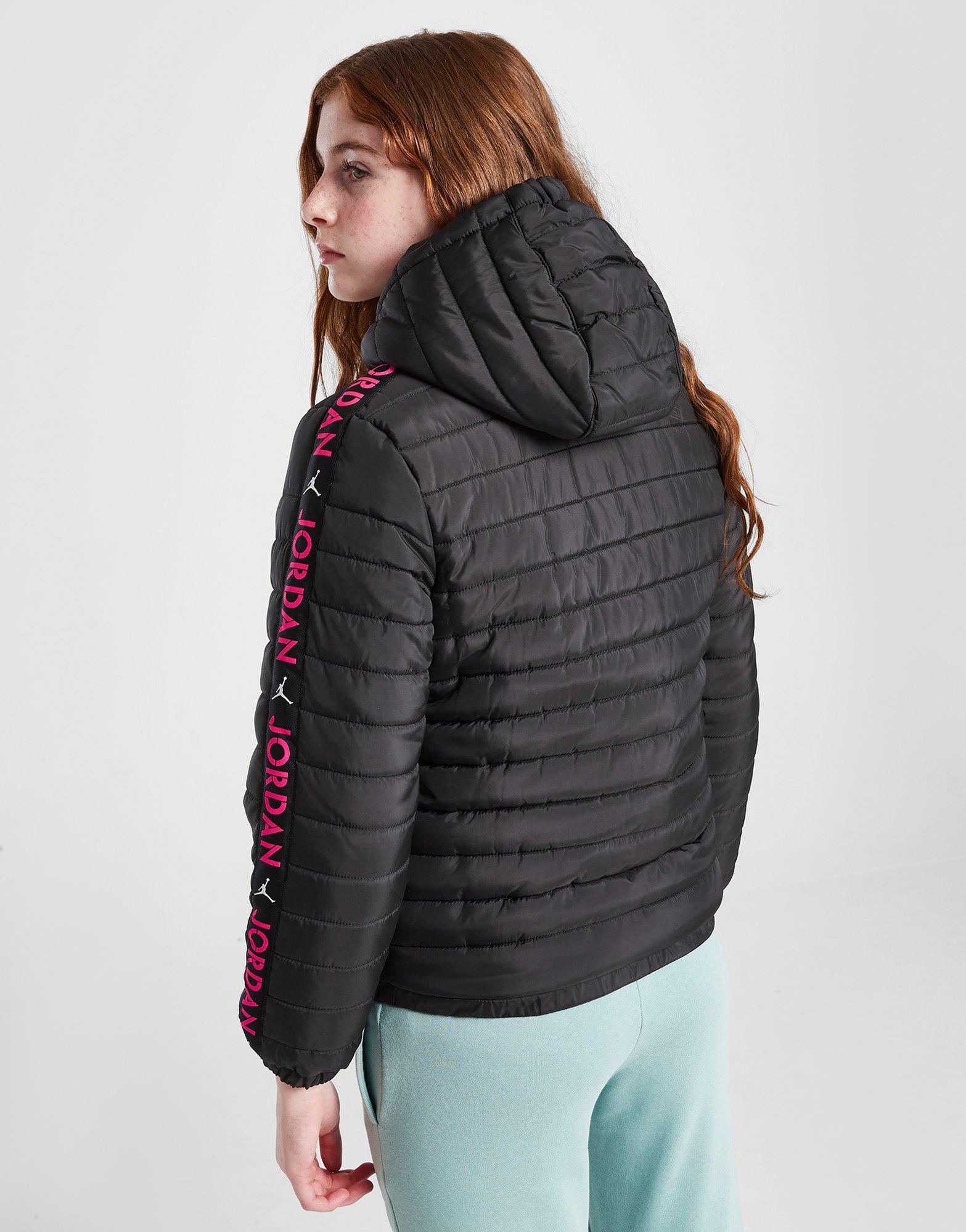 JORDAN KURTKA ZIMOWA TAPE PADDED JKT BL 45C787-023 Czarny