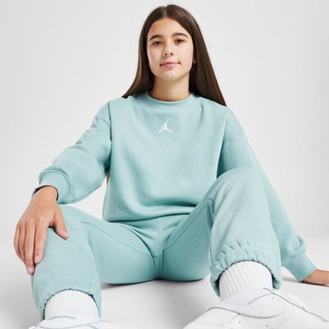 JORDAN BLUZA ESSENTIALS CREW SAGE