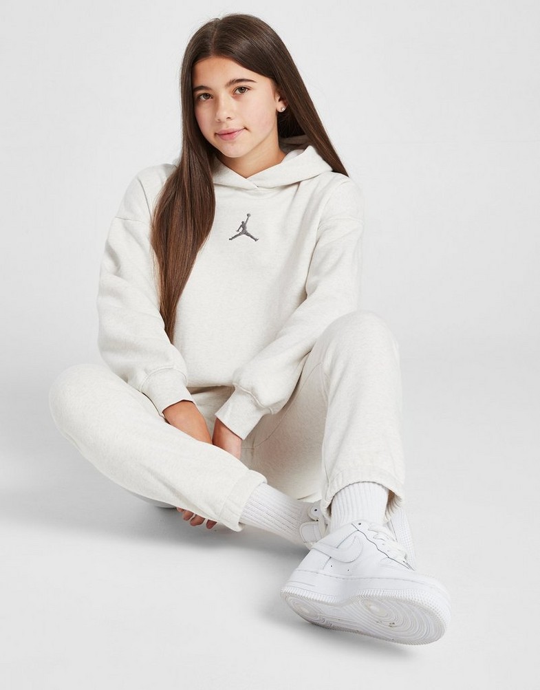 Gyerek pulóver JORDAN PULÓVER KAPUCNIS ICON PLAY PO HOODIE GIRL G 45C695-W6N Bézs