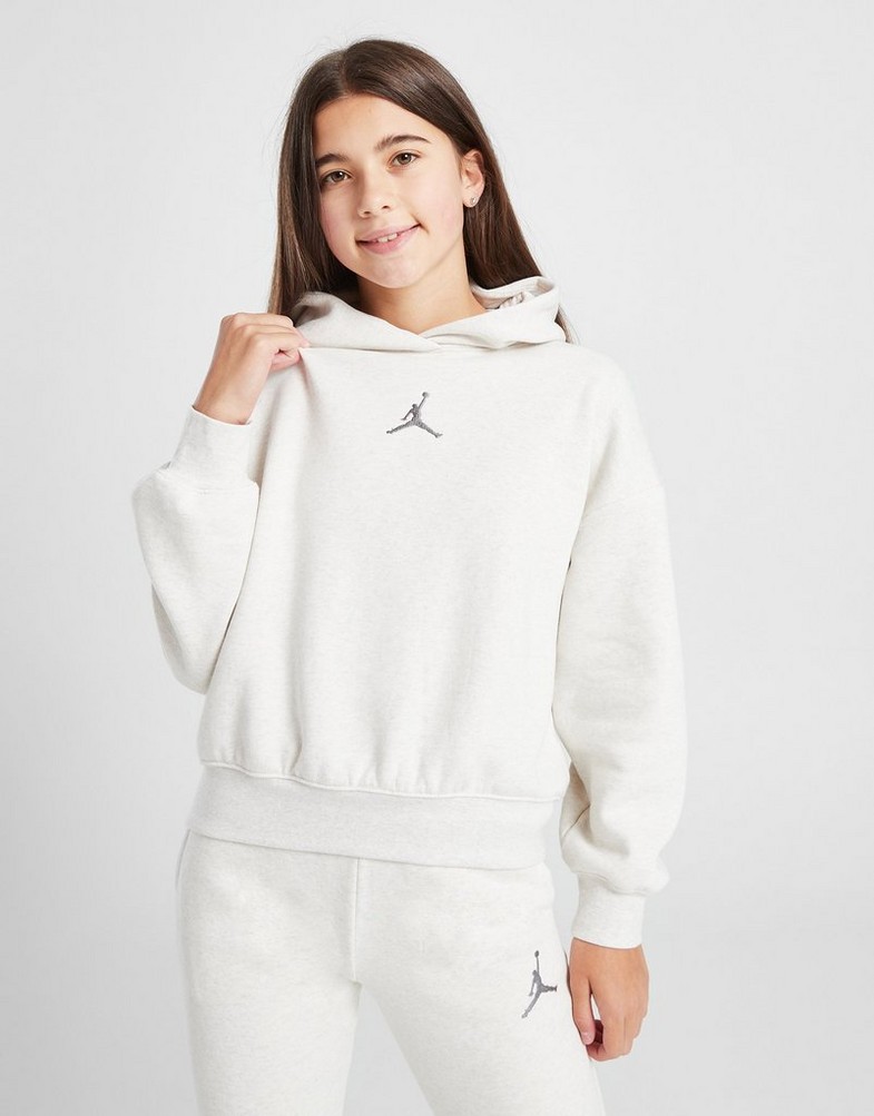 Gyerek pulóver JORDAN PULÓVER KAPUCNIS ICON PLAY PO HOODIE GIRL G 45C695-W6N Bézs