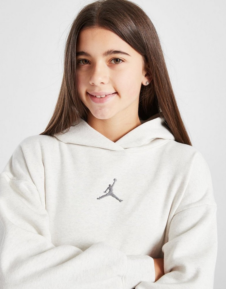 Gyerek pulóver JORDAN PULÓVER KAPUCNIS ICON PLAY PO HOODIE GIRL G 45C695-W6N Bézs