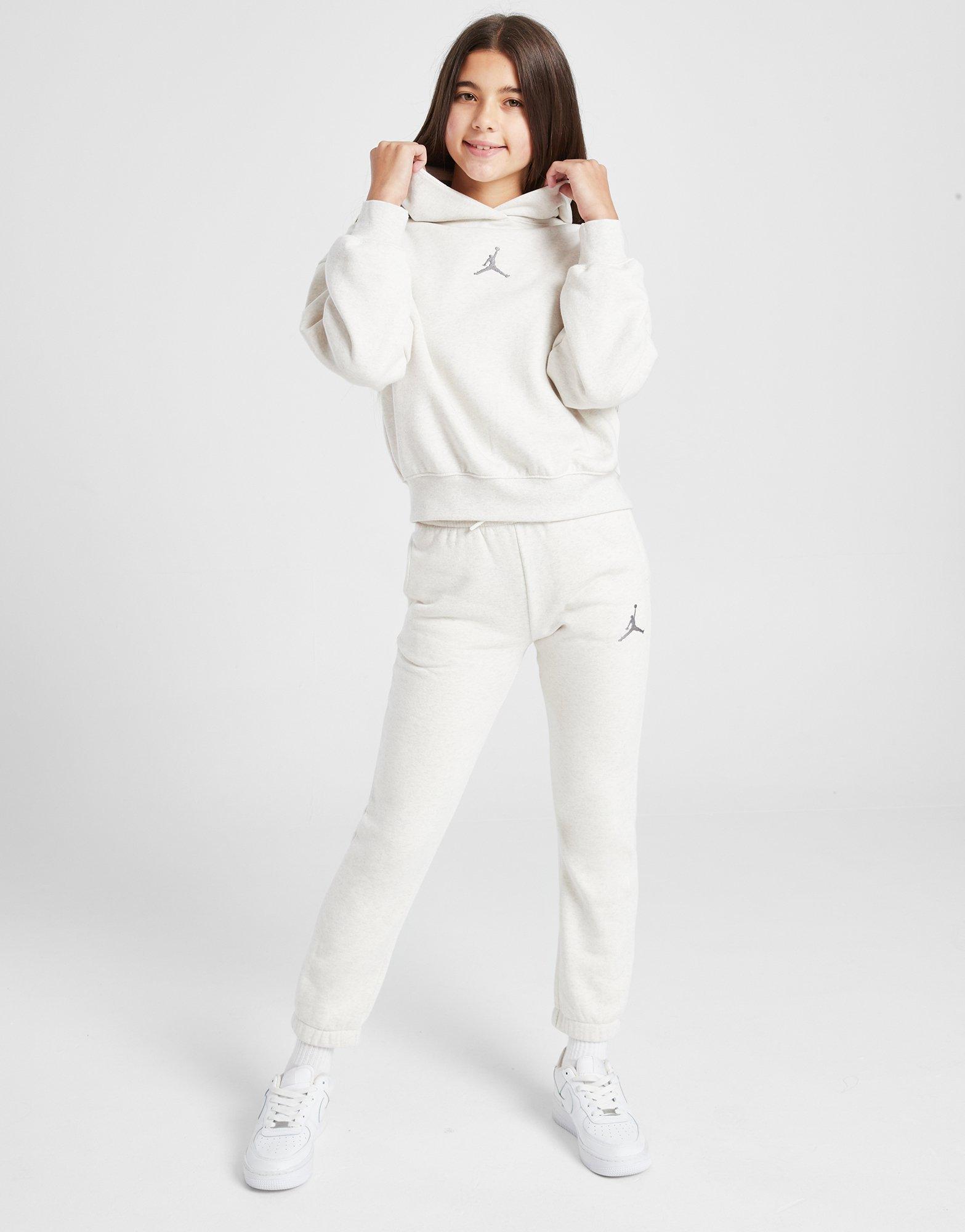 Dječji gornji dio trenirke JORDAN VESTA S KAPULJAČOM ICON PLAY PO HOODIE GIRL G 45C695-W6N bež