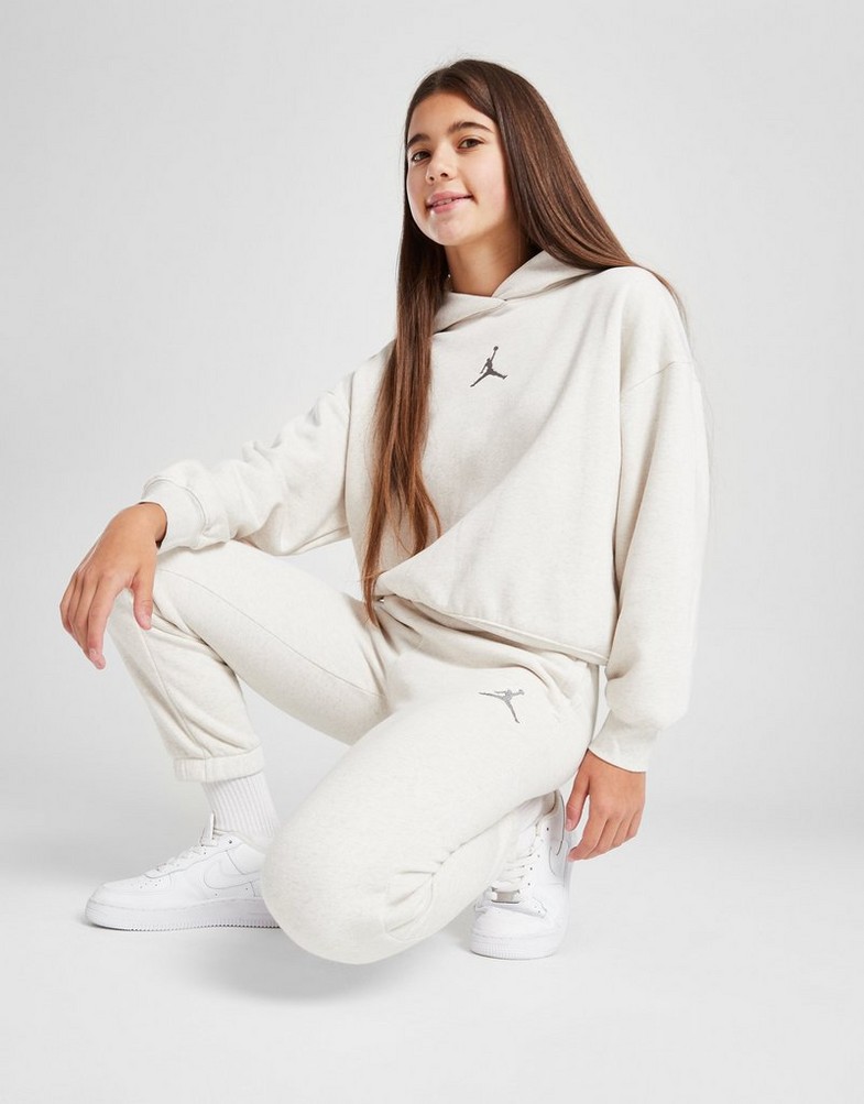 JORDAN SPODNIE ICON PLAY FLC PANT GIRL G 45C696-W6N Beżowy