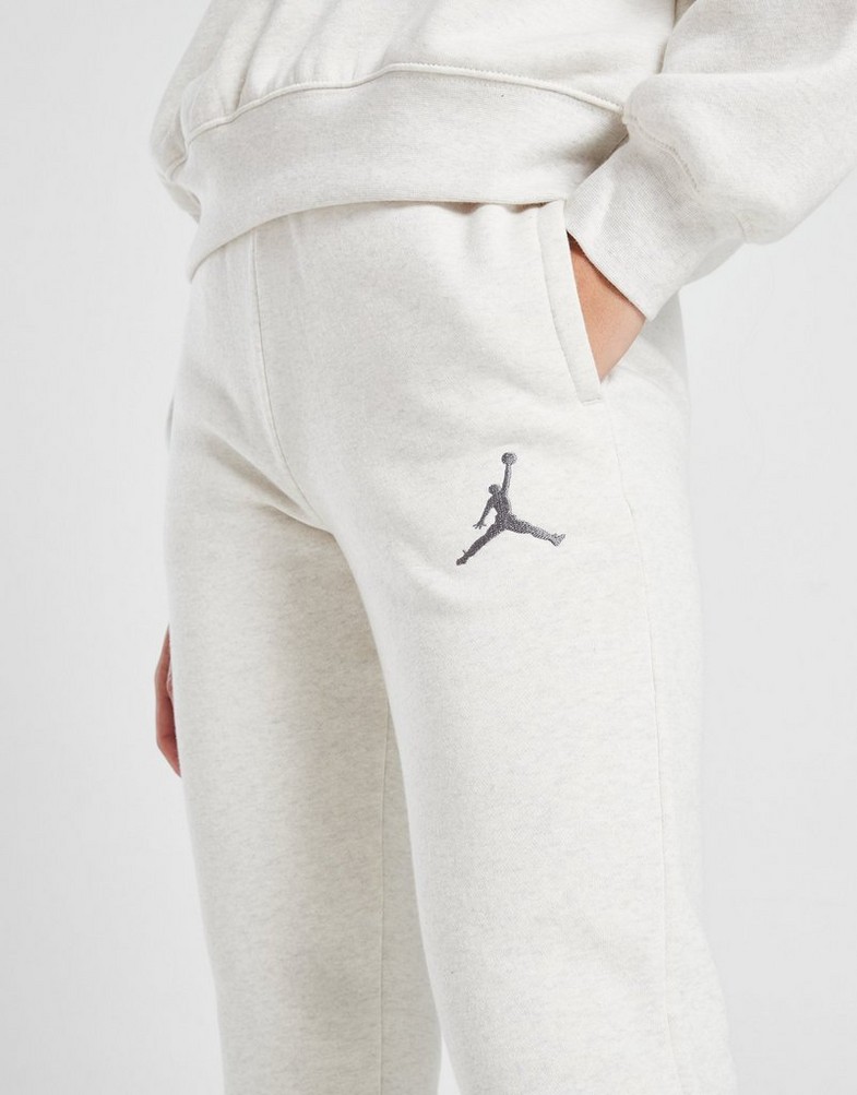 JORDAN SPODNIE ICON PLAY FLC PANT GIRL G 45C696-W6N Beżowy