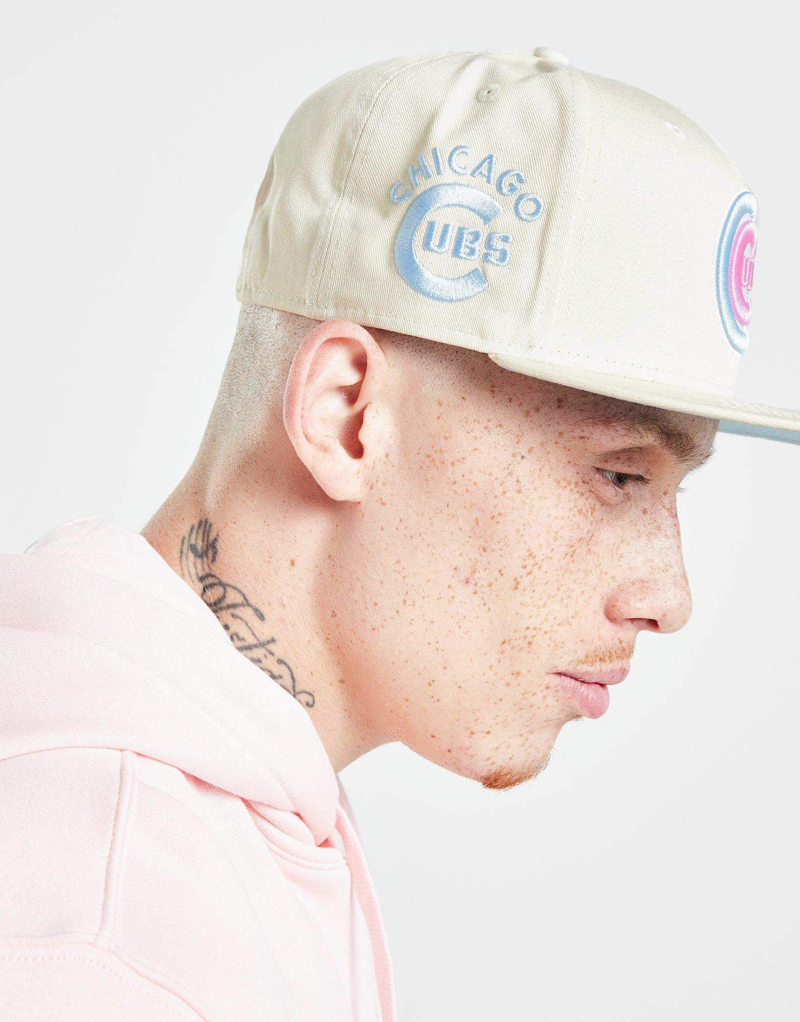 Vyriška kepurė su snapeliu NEW ERA KEPURĖ PASTEL PATCH 9FIFTY CHICAGO CUBS CHICAGO CUBS 60358058 Rusva