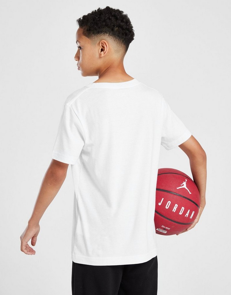 Gyerek póló JORDAN PÓLÓ GRPHC LGO TEE WHT/BLK 95C767-001 Fehér