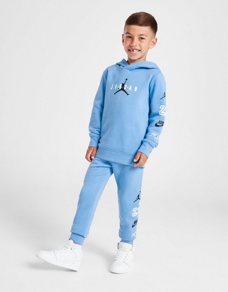Detská tepláková súprava JORDAN SÚPRAVA BADGE HD ST BLU 85C839-B9F Modrá