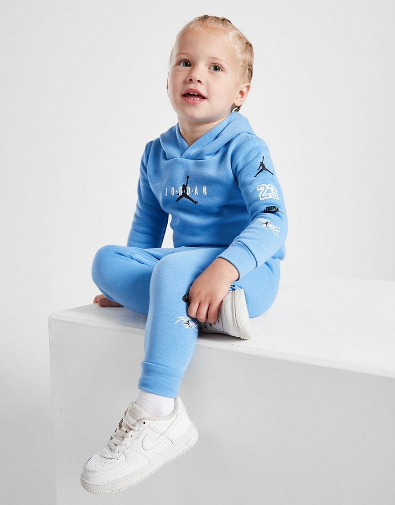 Komplet dresowy dziecięcy JORDAN KOMPLET LOGO HD ST SKY BL 65C839-B9F Niebieski