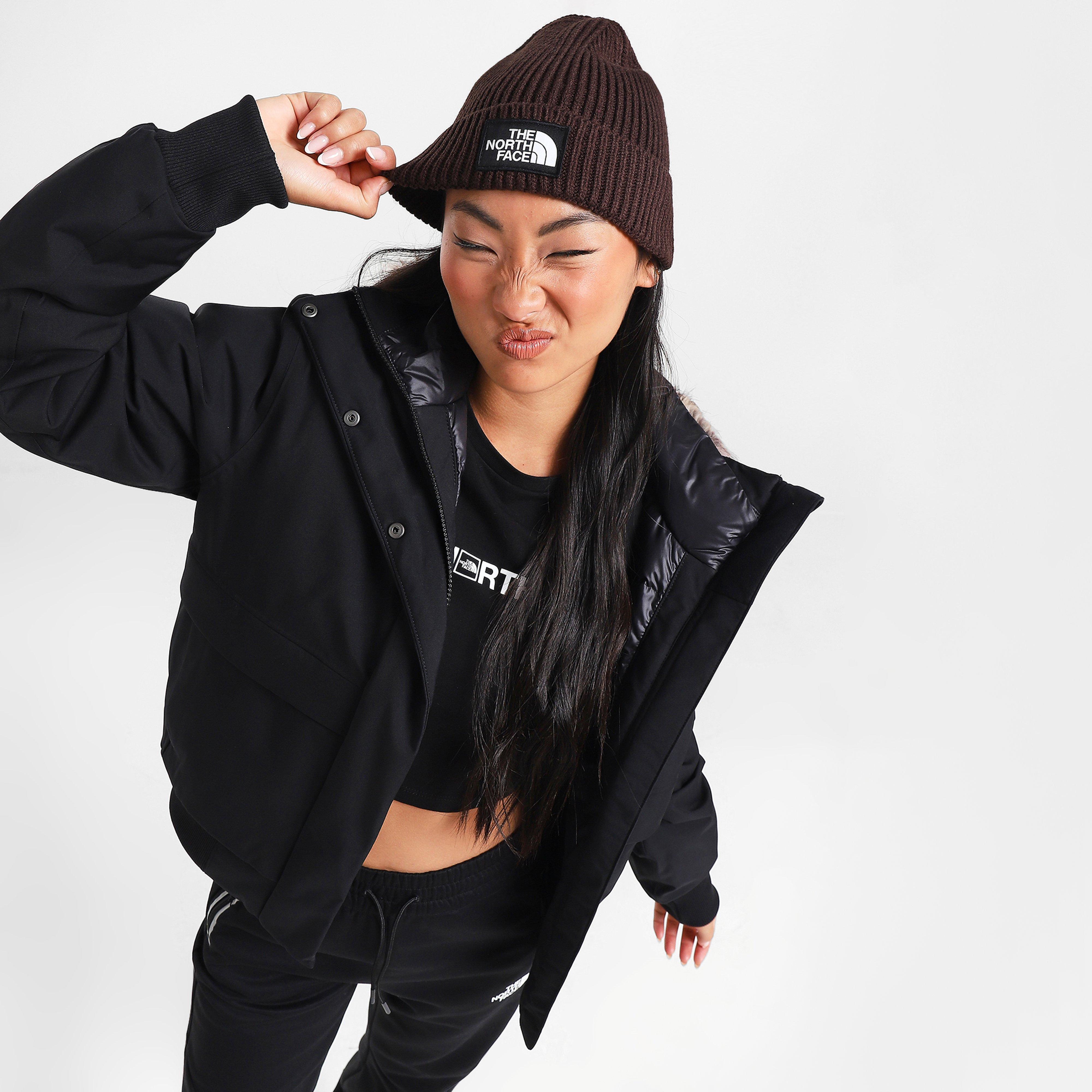 Női téli sapká THE NORTH FACE SAPKA TNF LOGO BOX CUFFED BNE