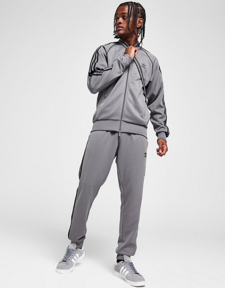Bluză pentru bărbați ADIDAS BLUZĂ SSTAR TT GRY4/BLK IT7141 Gri