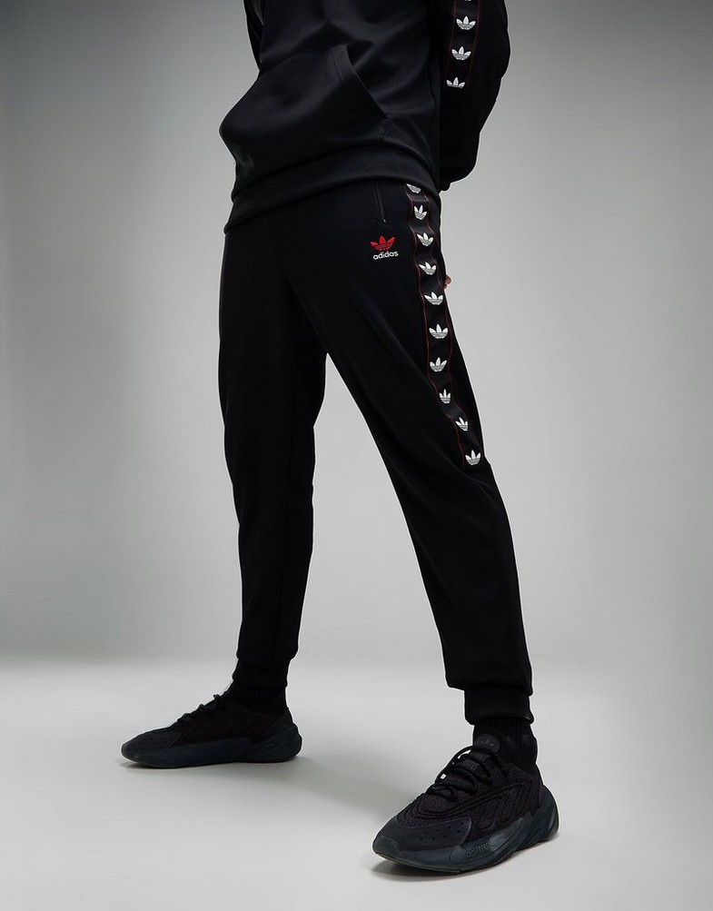 Pánske nohavice ADIDAS NOHAVICE  MONO TAPE PNT BLK IP6304 Čierna