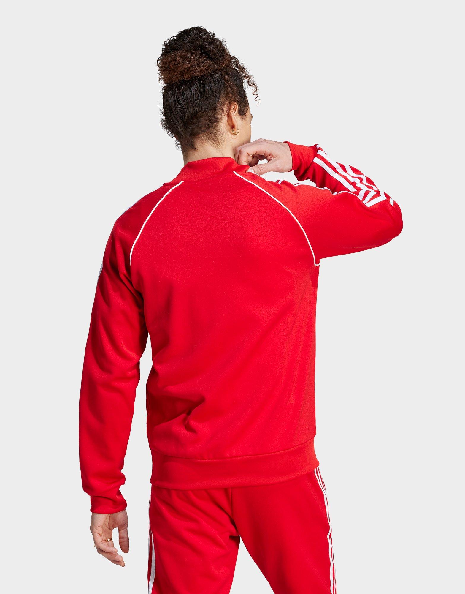 Bluza męska ADIDAS BLUZA ROZPINANA SSTAR TT RED IL2494 Czerwony