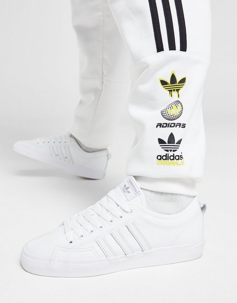ADIDAS SPODNIE STICKER PANTS PANTS IT9015 Biały