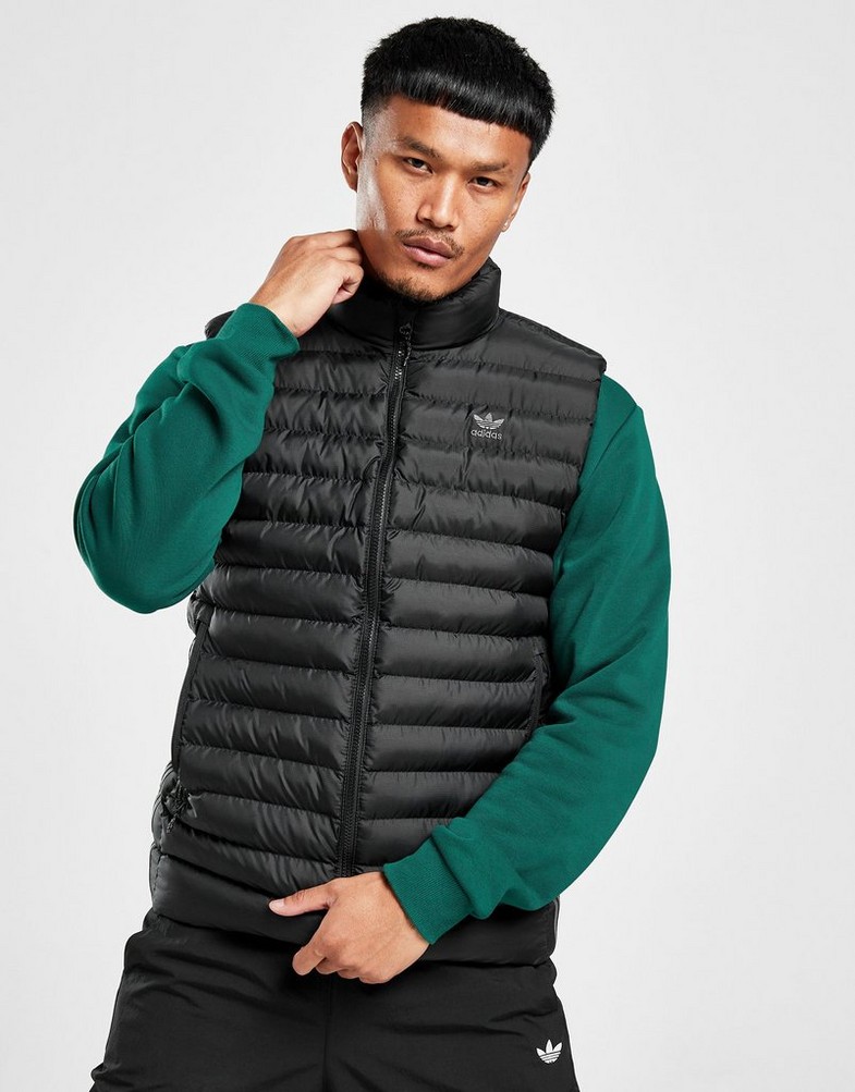 Vestă pentru bărbați ADIDAS VESTĂ GILET BLK IM2322 Negru