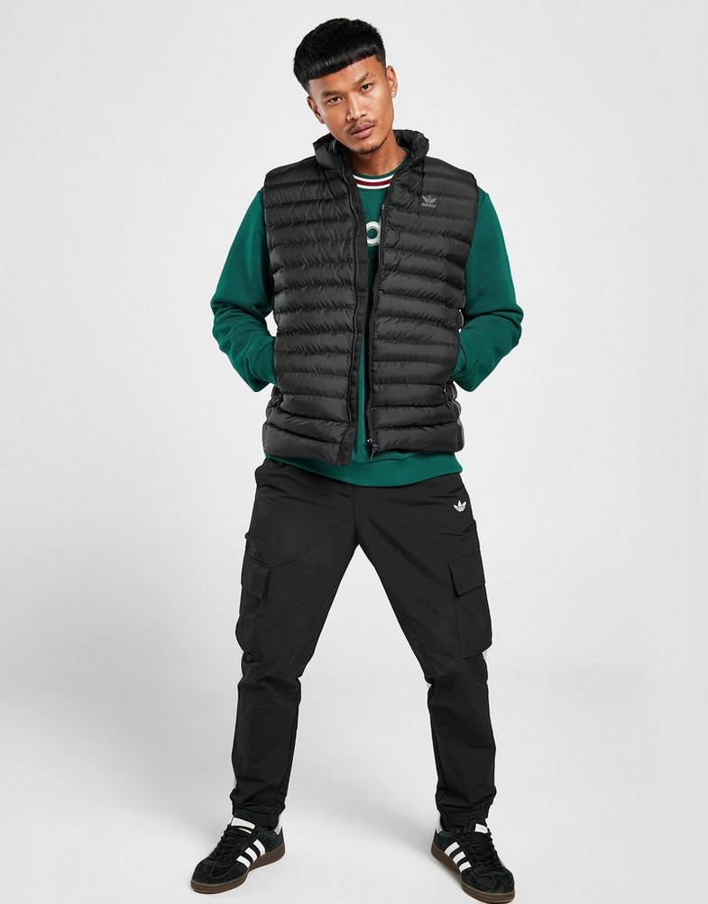 Vestă pentru bărbați ADIDAS VESTĂ GILET BLK IM2322 Negru