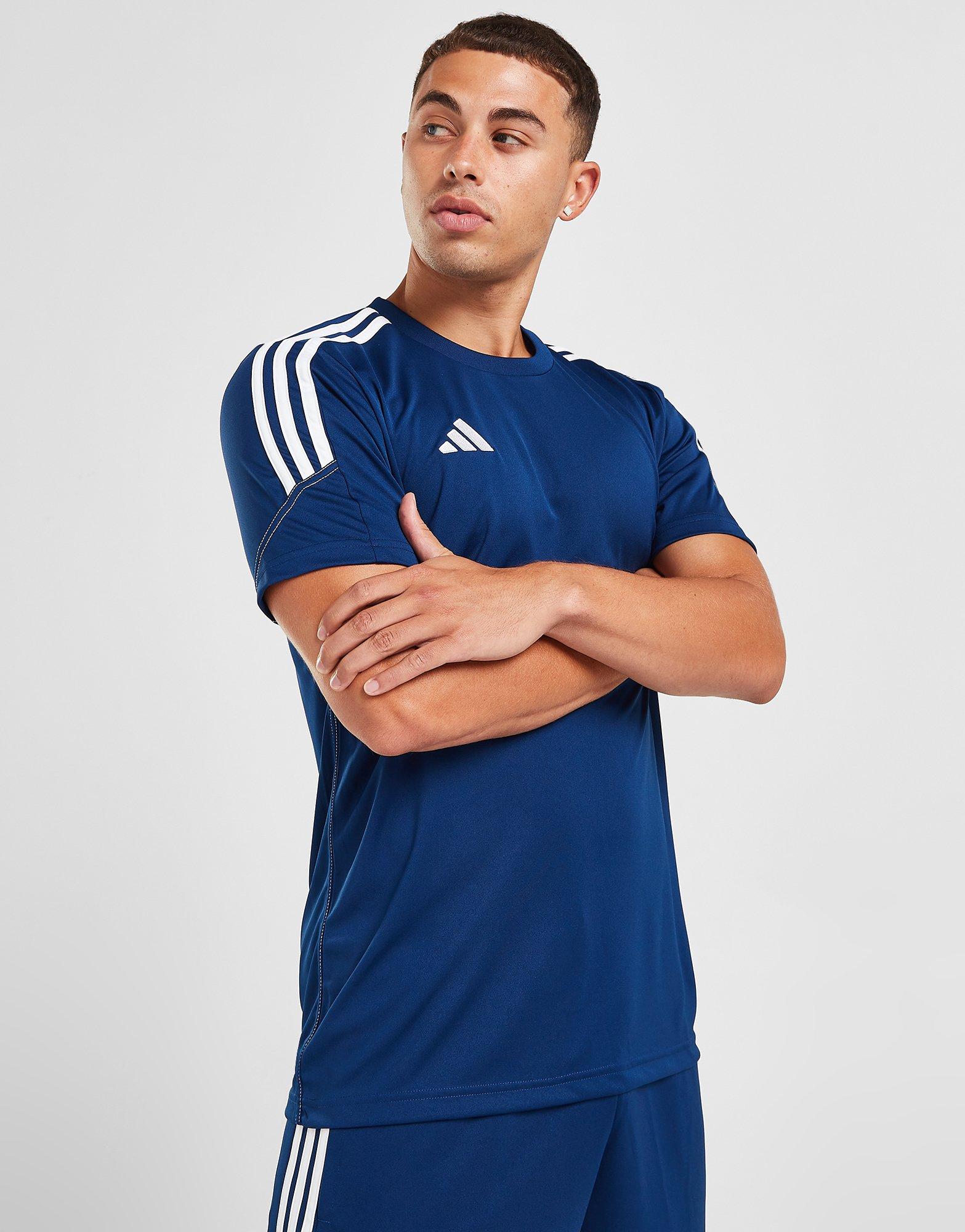 Koszulka, t-shirt męski ADIDAS T-SHIRT . IN8191 Niebieski