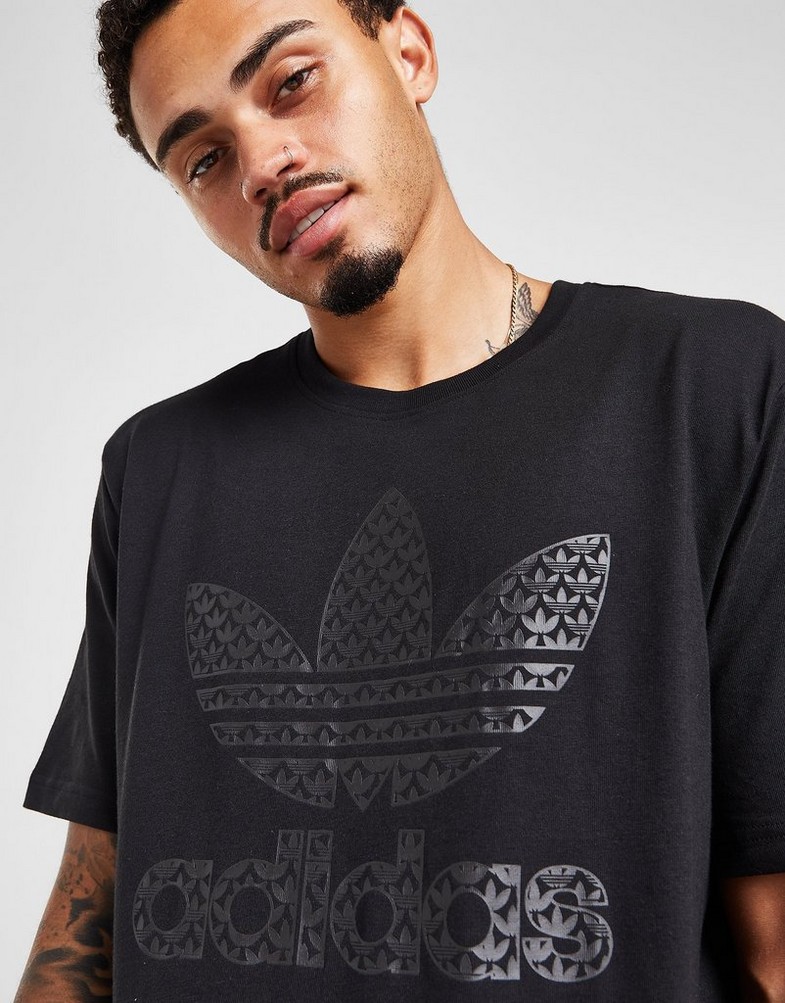 Tricou pentru bărbați ADIDAS TRICOU MONO STATE TEE BLK