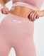 PINK SODA LEGGINGS RIB SMLS TGHT ROSE