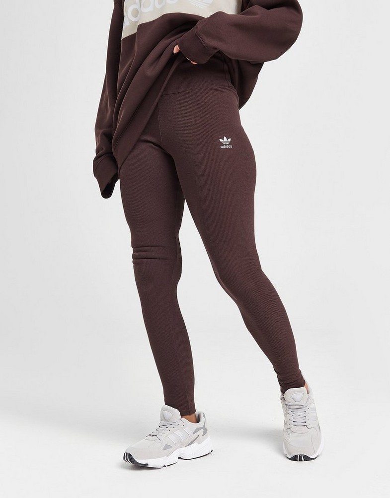 Legginsy damskie ADIDAS LEGGINSY ORIGINALS TIGHTS IP1328 Brązowy