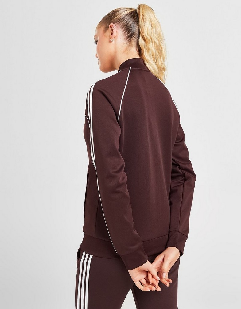 Bluza damska ADIDAS BLUZA ROZPINANA SST CLASSIC TT SWEATSHIRT IS2310 Brązowy