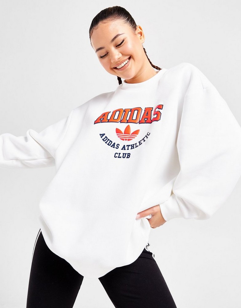 Női pulóver ADIDAS PULÓVER CREW IQ0898 Narancssárga