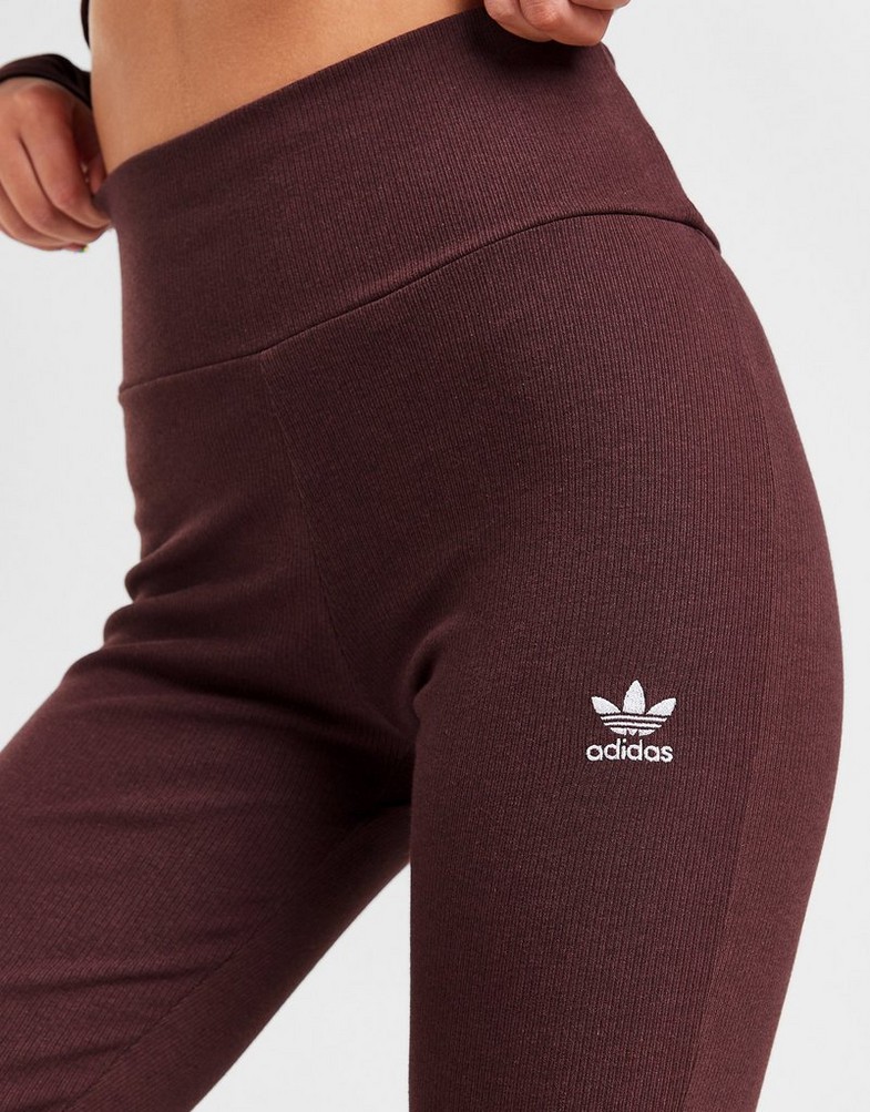 ADIDAS SPODNIE RIB FLARED PANT IJ5398 Beżowy