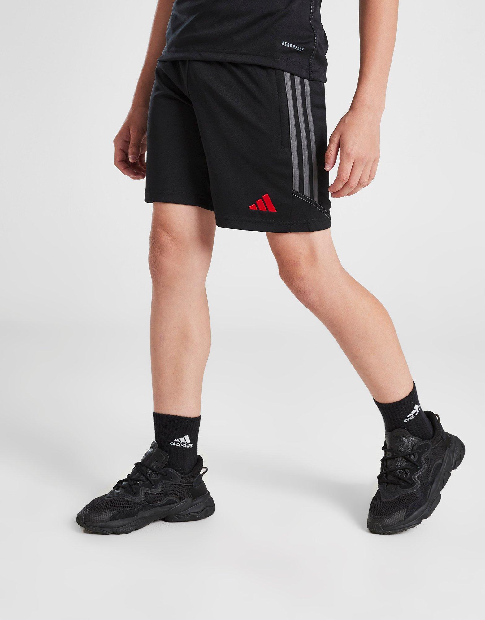 Дитячі шорти ADIDAS ШОРТИ TIRO SHRT BLK/GRY/RD IP0250 Чорний