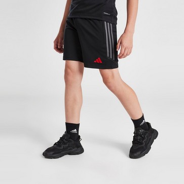 Pantaloni scurți pentru copii ADIDAS PANTALONI SCURȚI TIRO SHRT BLK/GRY/RD