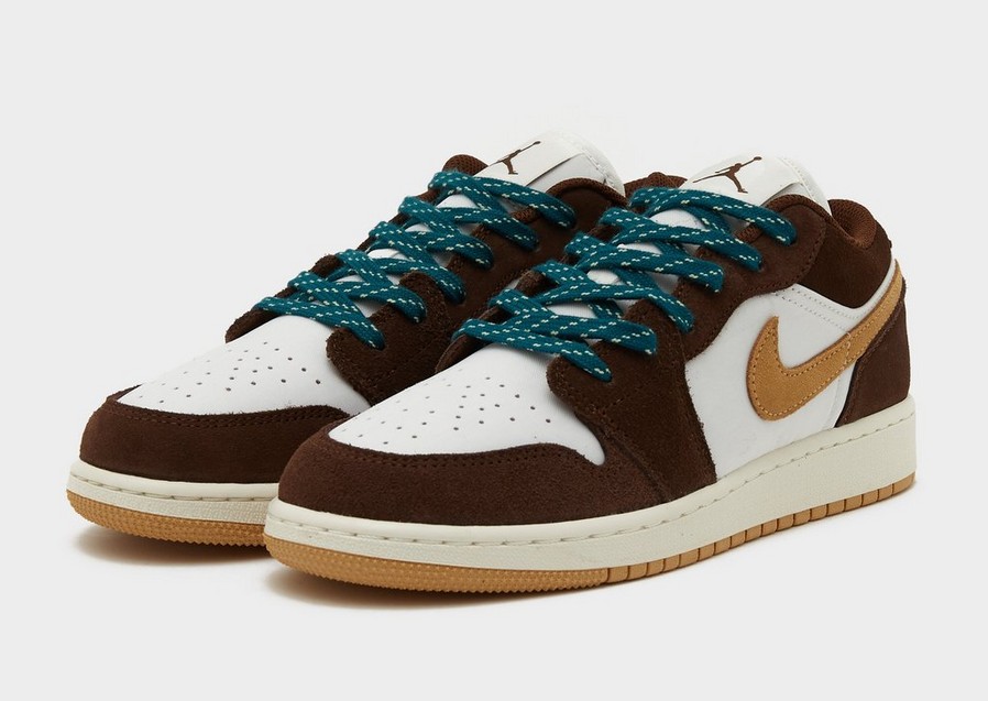 Gyerek sneakers AIR JORDAN 1 LOW SE  FB2216-200 Barna