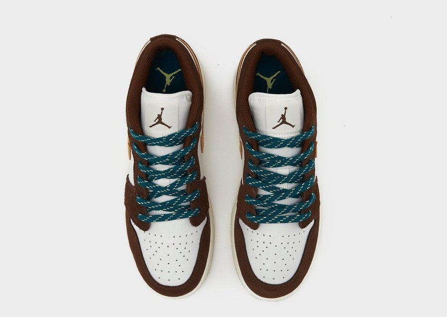 Gyerek sneakers AIR JORDAN 1 LOW SE  FB2216-200 Barna