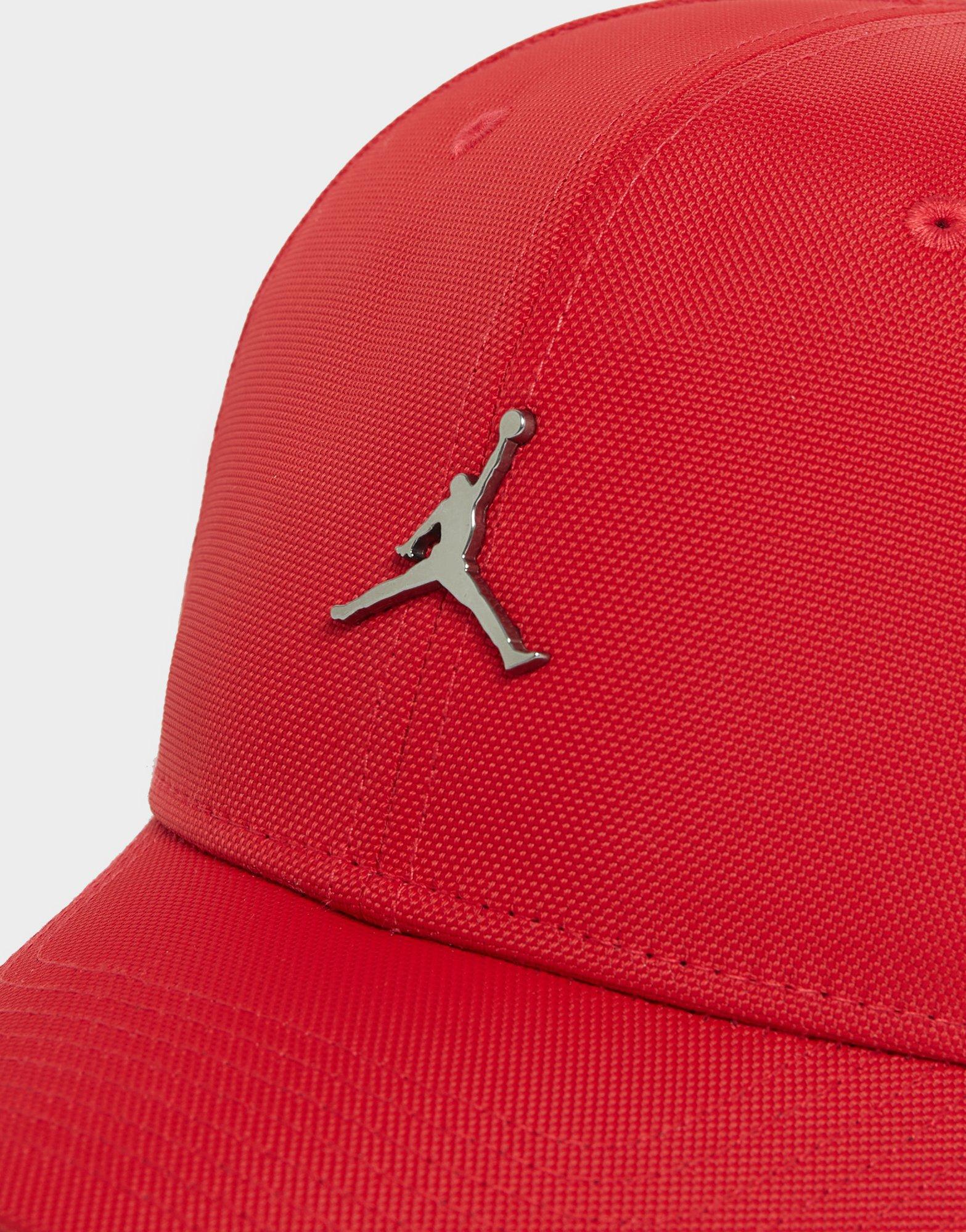 Moteriška kepurė su snapeliu KEPURĖ JORDAN RISE CAP S CB MTL JM FD5186-687 Raudona