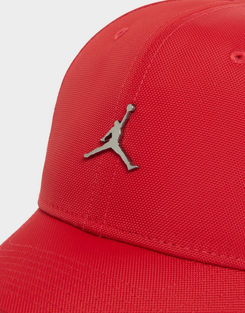 Czapka z daszkiem damska CZAPKA JORDAN RISE CAP S CB MTL JM  FD5186-687 Czerwony