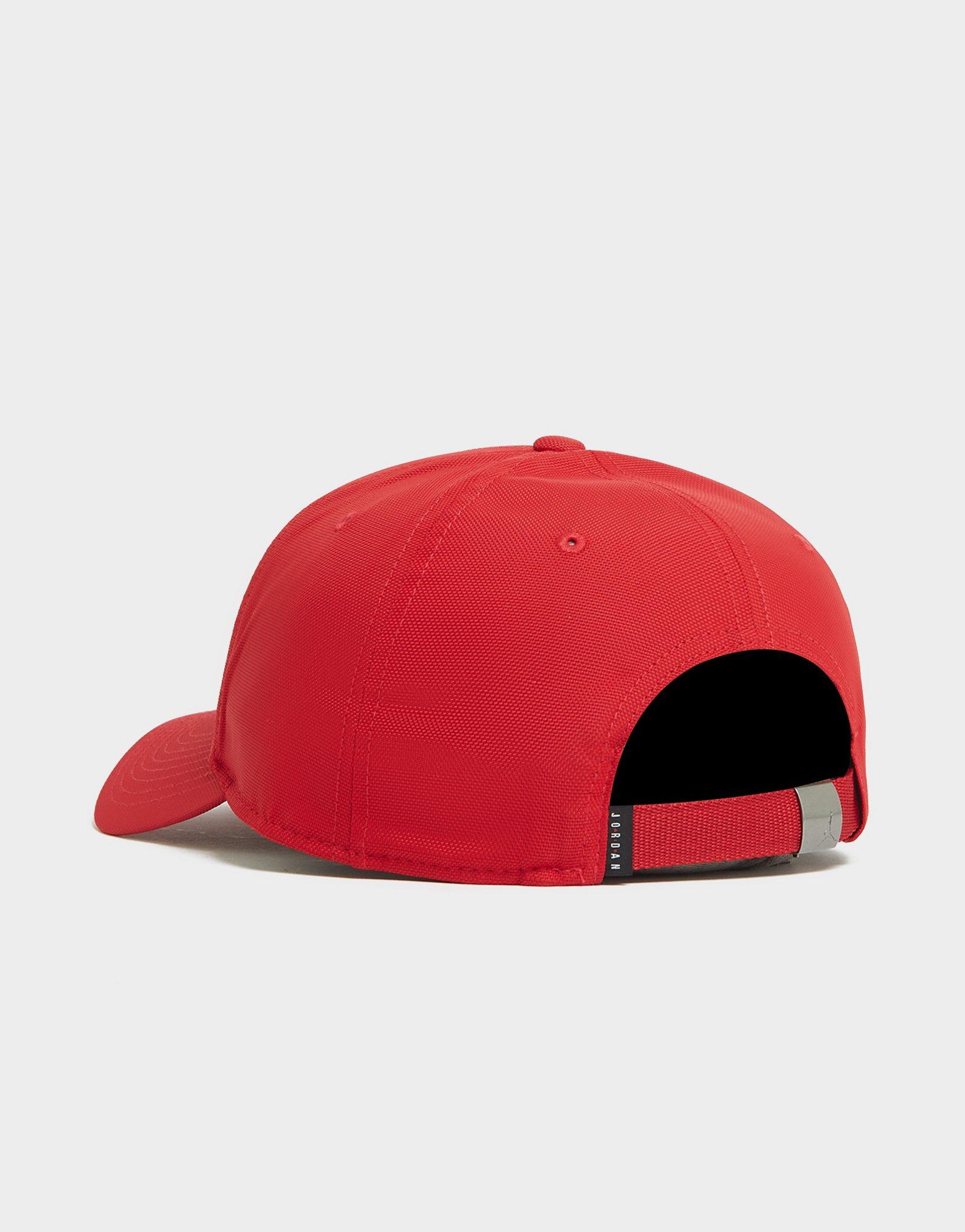 Moteriška kepurė su snapeliu KEPURĖ JORDAN RISE CAP S CB MTL JM FD5186-687 Raudona