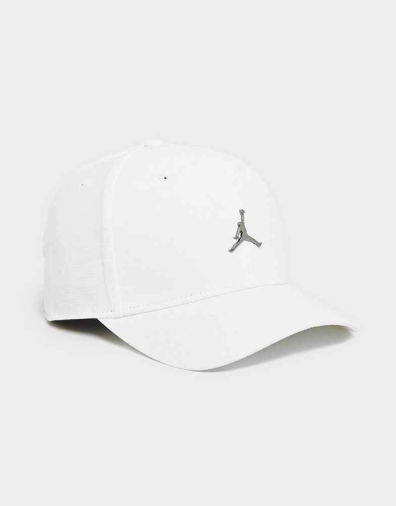 Czapka z daszkiem damska JORDAN CZAPKA J RISE CAP S CB MTL JM FD5186-100 Biały