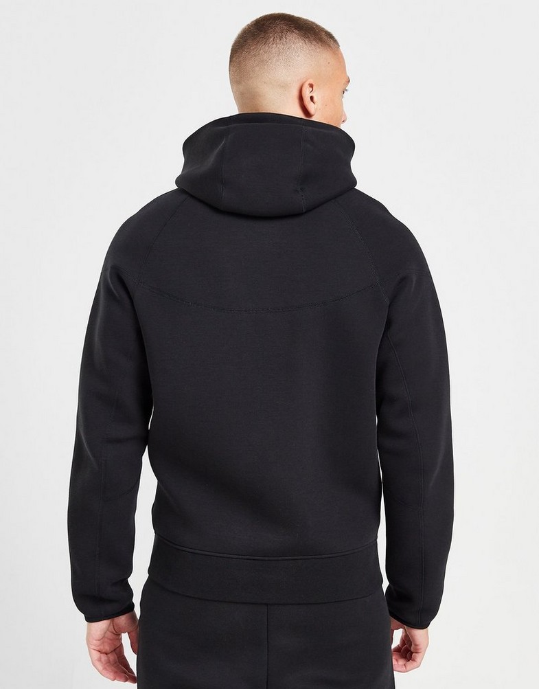 Bluză pentru bărbați NIKE BLUZĂ CU GLUGĂ M NK TCH FLC FB7921-010 Negru