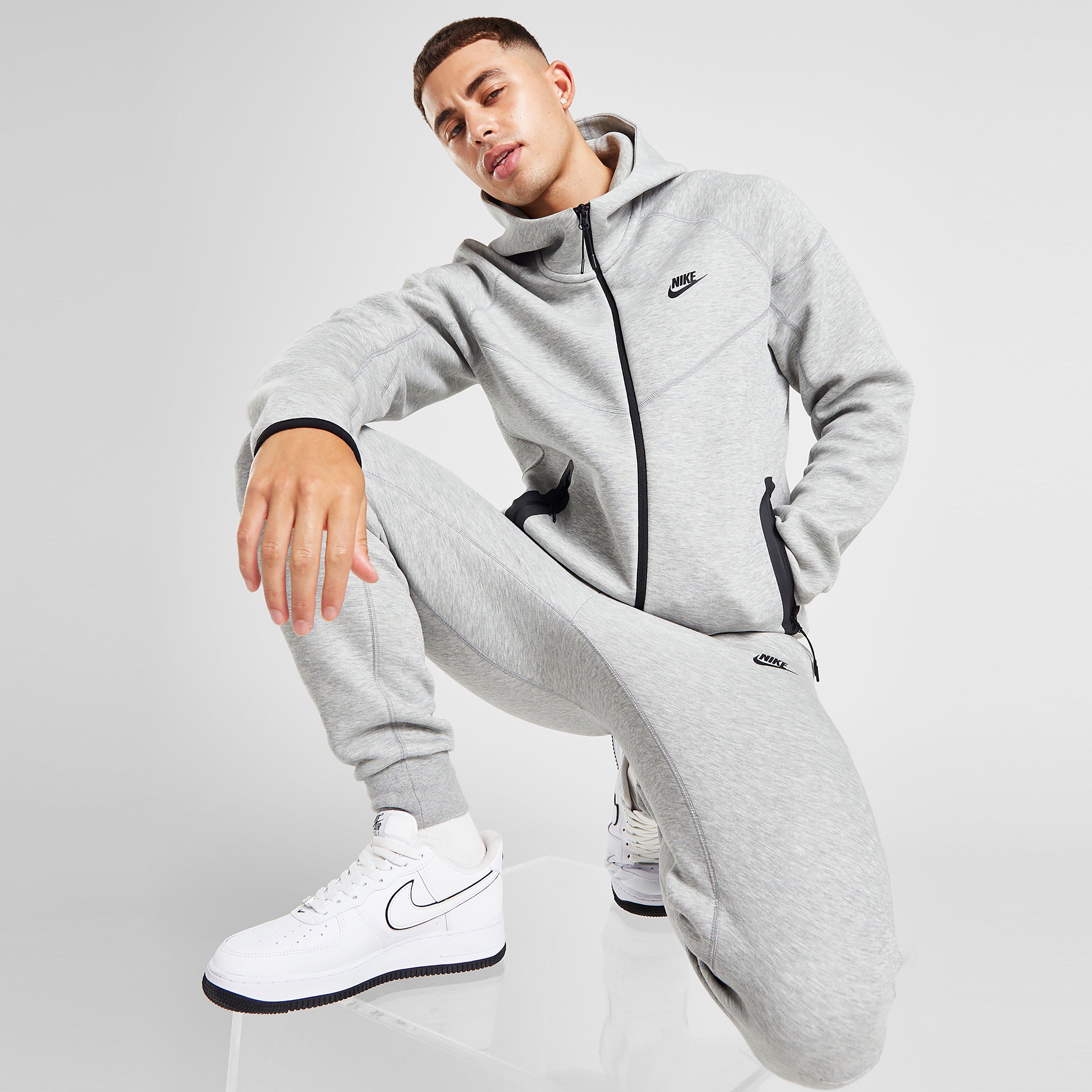 Bluză pentru bărbați NIKE BLUZĂ CU GLUGĂ M NK TCH FLC FZ WR