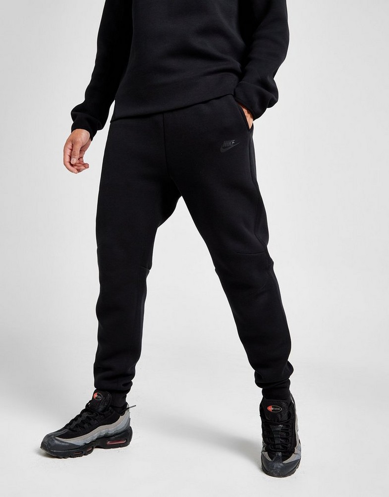 Чоловічі штани NIKE ШТАНИ M NK TCH FLC JGGR FB8002-010 Чорний