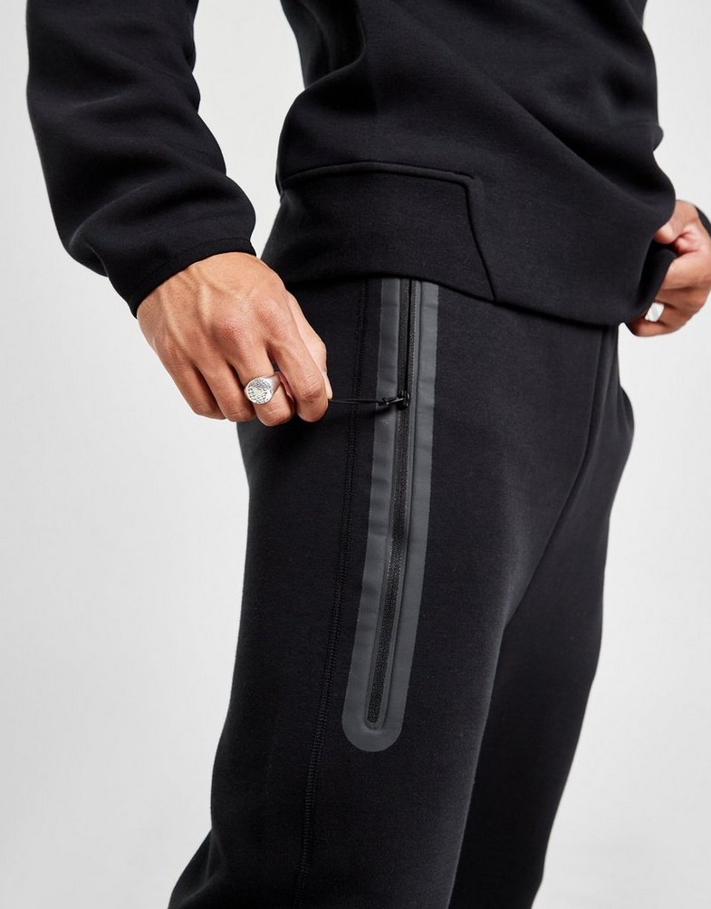 Чоловічі штани NIKE ШТАНИ M NK TCH FLC JGGR FB8002-010 Чорний