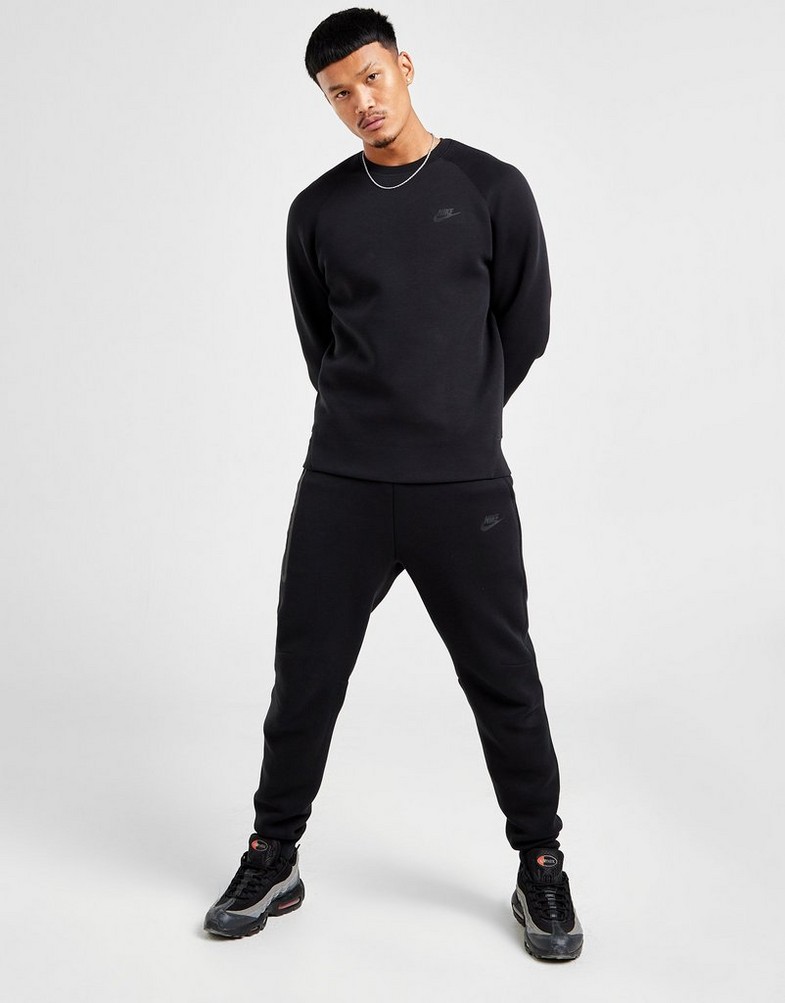 Чоловічі штани NIKE ШТАНИ M NK TCH FLC JGGR FB8002-010 Чорний