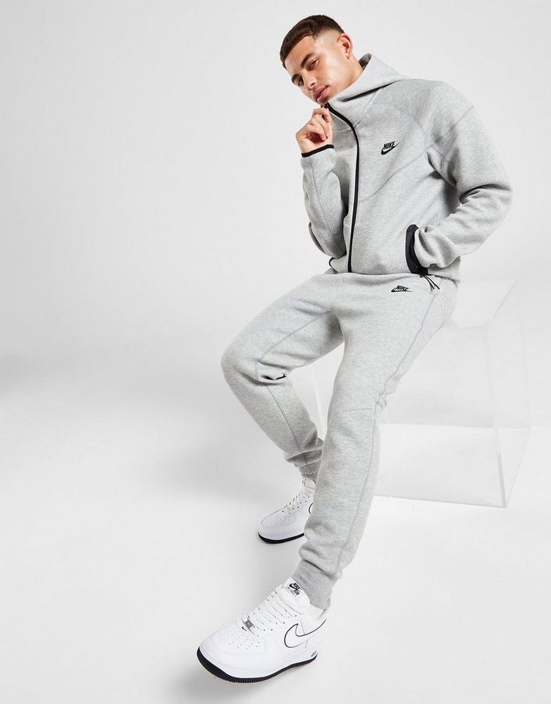 Чоловічі штани NIKE ШТАНИ M NK TCH FLC JGGR FB8002-063 Сірий