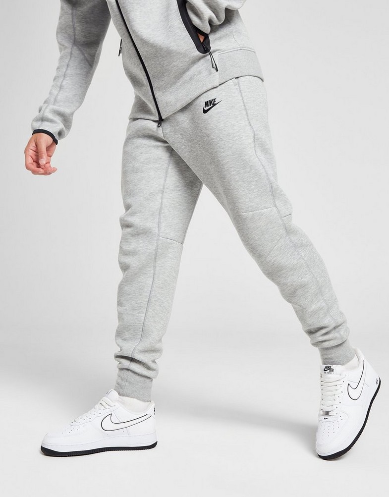 Чоловічі штани NIKE ШТАНИ M NK TCH FLC JGGR FB8002-063 Сірий