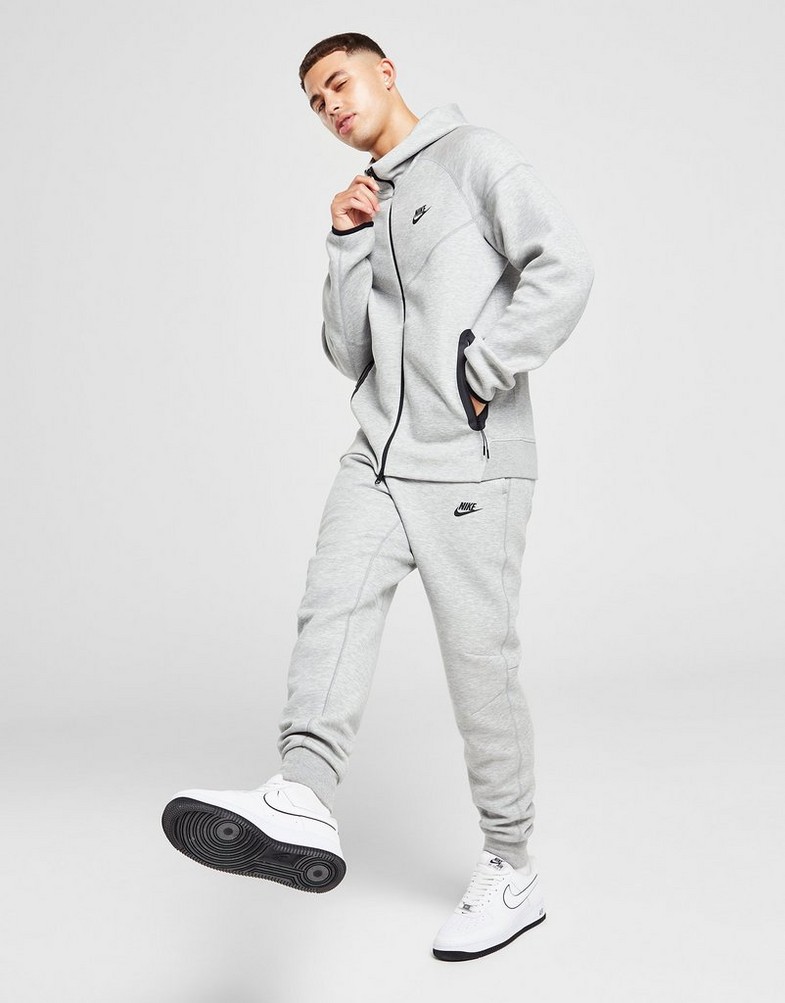 Чоловічі штани NIKE ШТАНИ M NK TCH FLC JGGR FB8002-063 Сірий