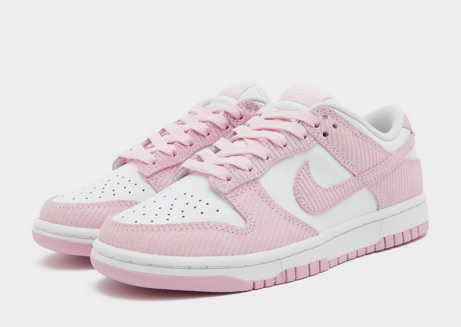 Buty sneakersy damskie NIKE DUNK LOW  FN7167-100 Różowy