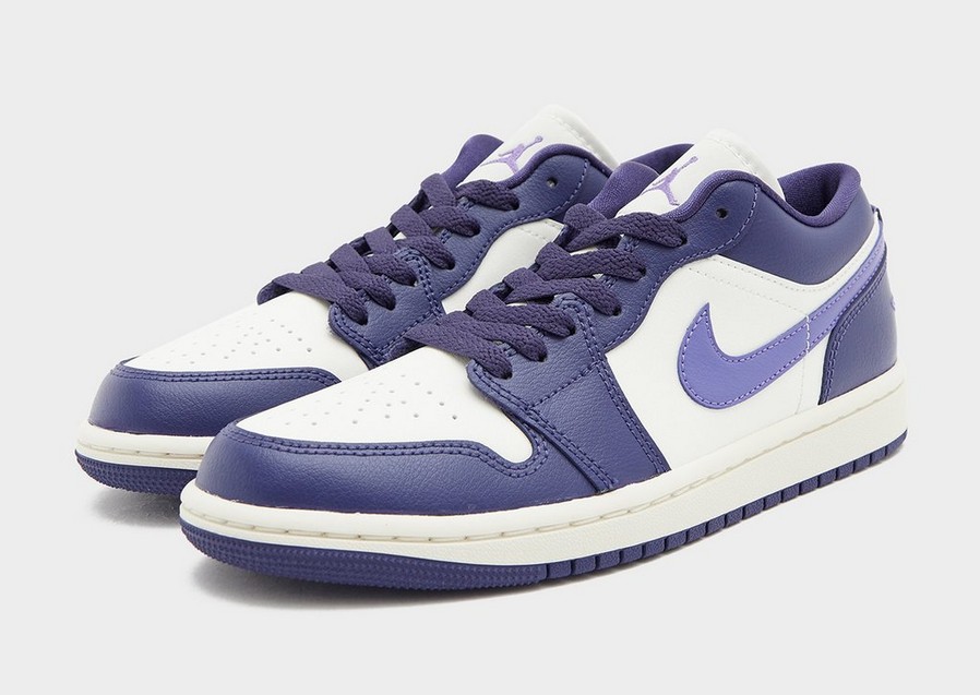 Buty sneakersy damskie WMNS AIR JORDAN 1 LOW DC0774-502 Fioletowy