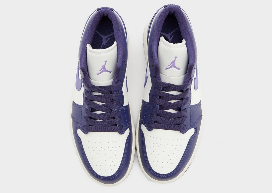 Buty sneakersy damskie WMNS AIR JORDAN 1 LOW DC0774-502 Fioletowy